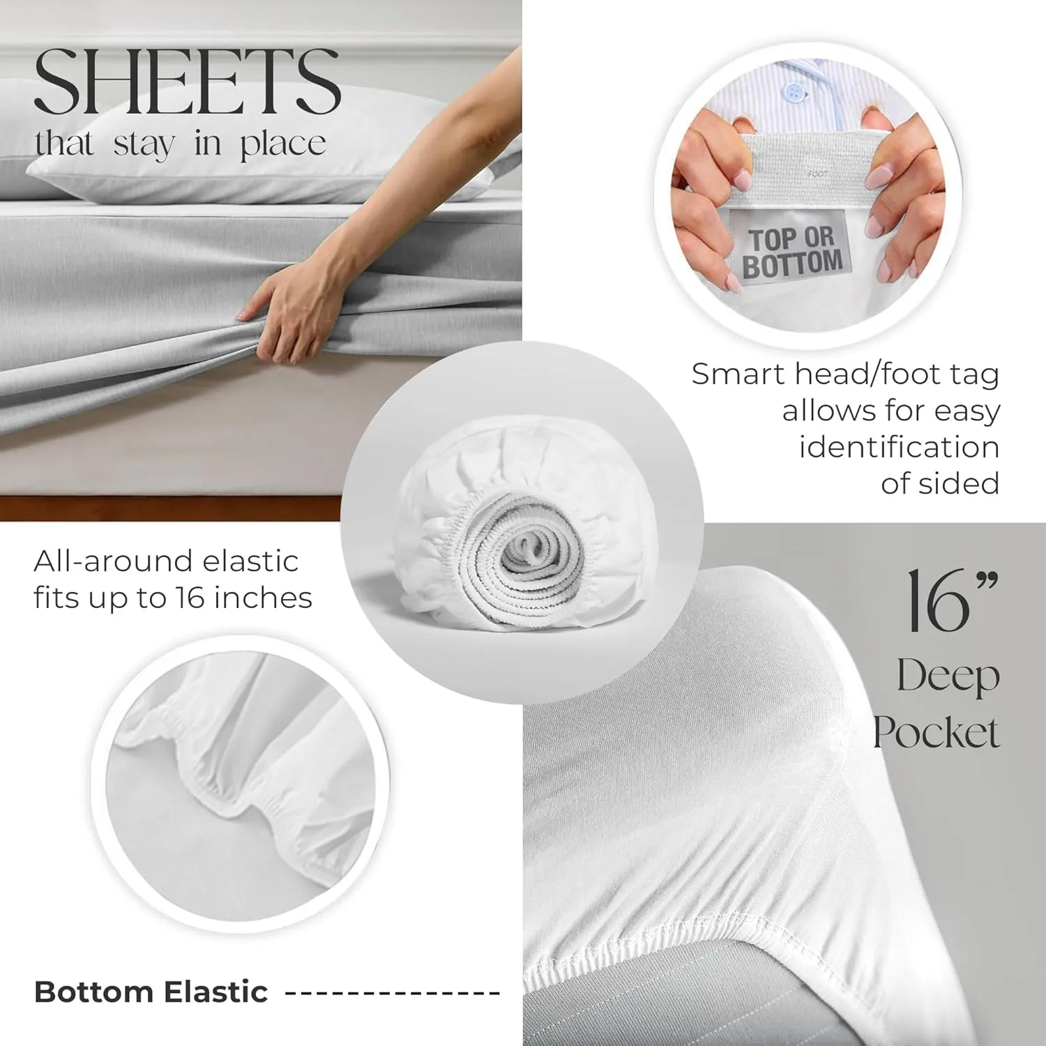 100% Cotton Twin Sheet Set, Organic Cotton Blush Sheets, Lightweight & Breathable, College Dorm Room Essentials Twin Bed Sheets with Deep Pockets, Cool & Crisp Percale Sheet Set