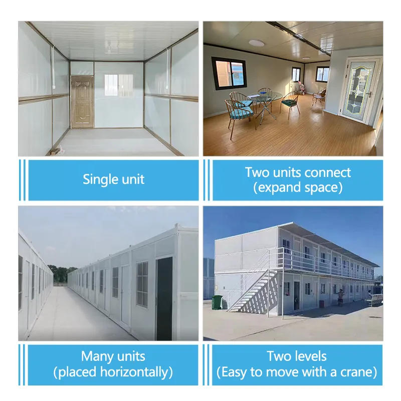 20ft 40ft Modular foldable small tiny container house