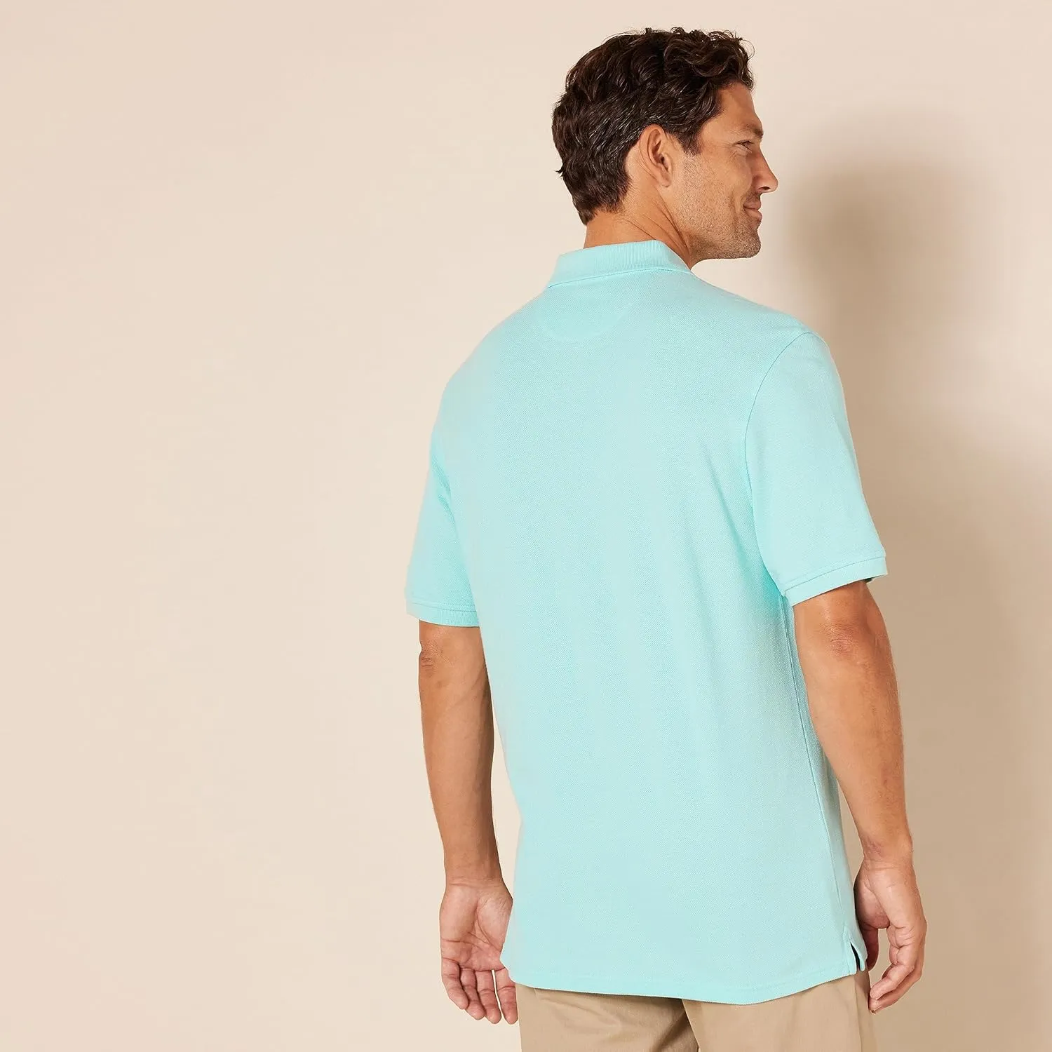 Amazon Essentials Men's Regular-Fit Cotton Pique Polo Shirt (Available in Big & Tall)