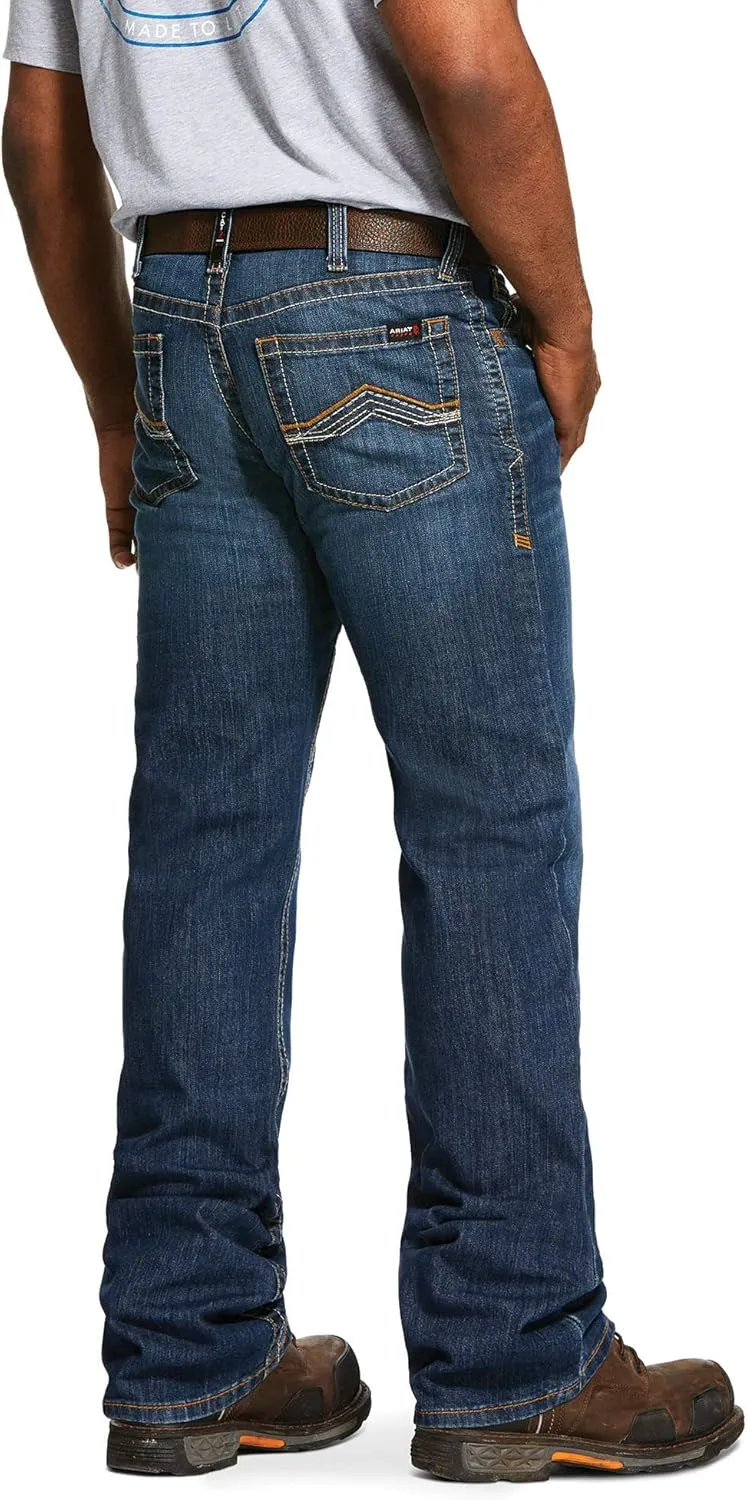 ARIAT Men's Fr M4 Relaxed Stretch Duralight Jett Boot Cut Jean