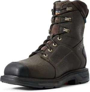 Ariat Men's Workhog Xt 8" Side Zip Waterproof Carbon Toe Work Boot