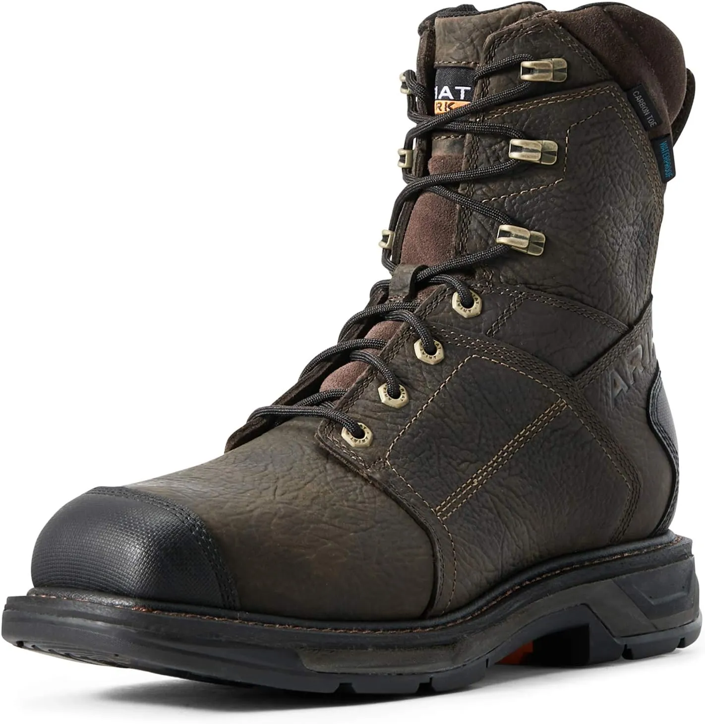Ariat Men's Workhog Xt 8" Side Zip Waterproof Carbon Toe Work Boot