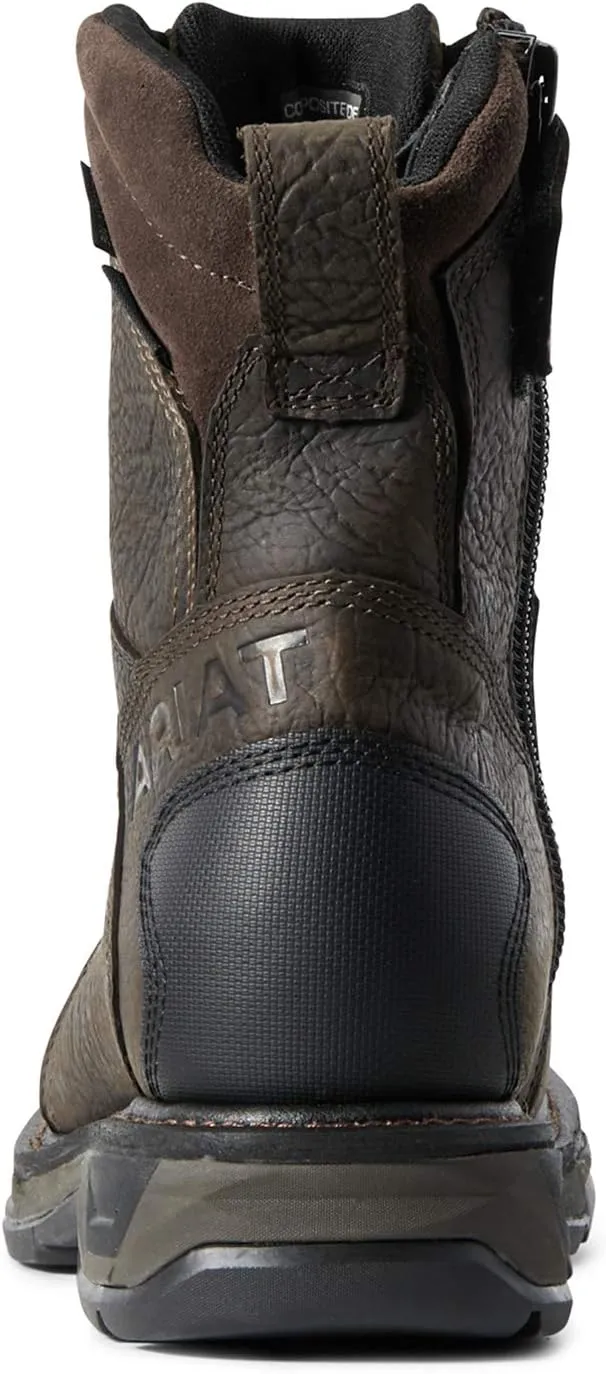 Ariat Men's Workhog Xt 8" Side Zip Waterproof Carbon Toe Work Boot