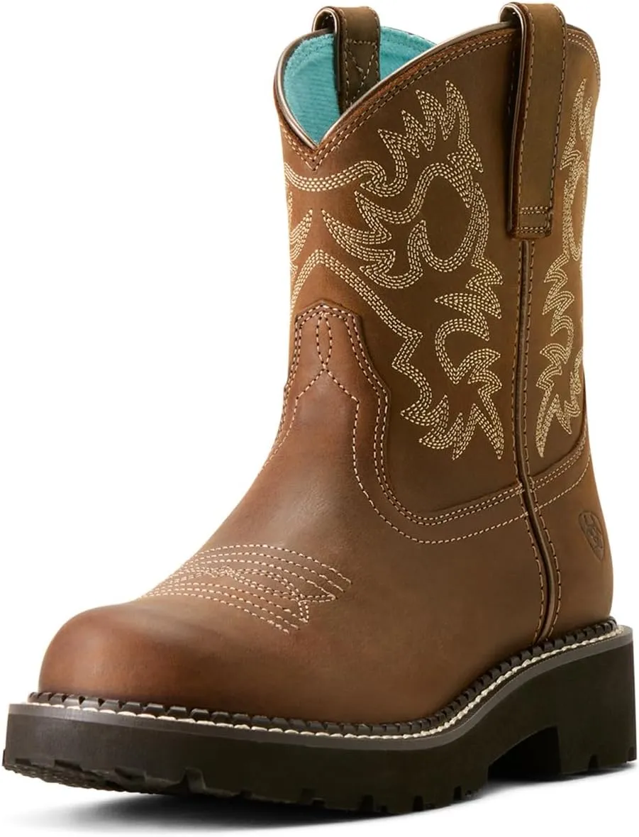 Ariat Women's Fatbaby Western Boot, Sassy Brown, 9
