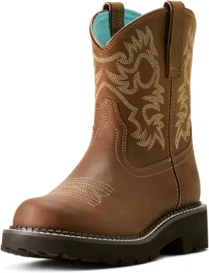 Ariat Women's Fatbaby Western Boot, Sassy Brown, 9