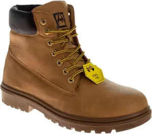 Avalanche Steel Toe Work Boots for Men EverFit Comfort Technology - Anti Slip Grip Heavy Duty Leather Boot Safety Industrial Workwear Construction