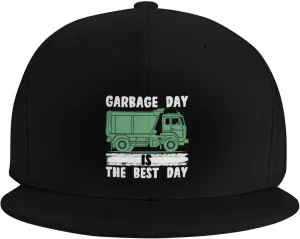 Baseball Cap Garbage Day is The Best Day Vintage Adjustable Sports Hats Outdoor Caps Black
