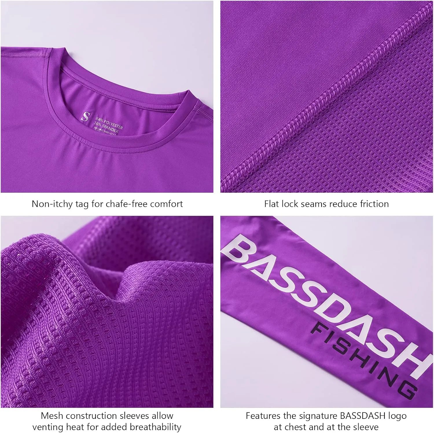 BASSDASH Women’s UPF 50  UV Sun Protection Long Sleeve Shirts Quick Dry T-Shirt for Fishing Hiking Kayaking