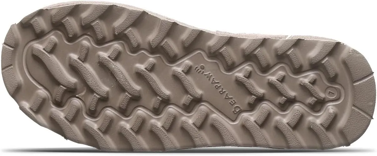 BEARPAW Women's Drew Multiple Colors | Women's Ankle Boot | Women's Slip On Boot | Comfortable Winter Boot