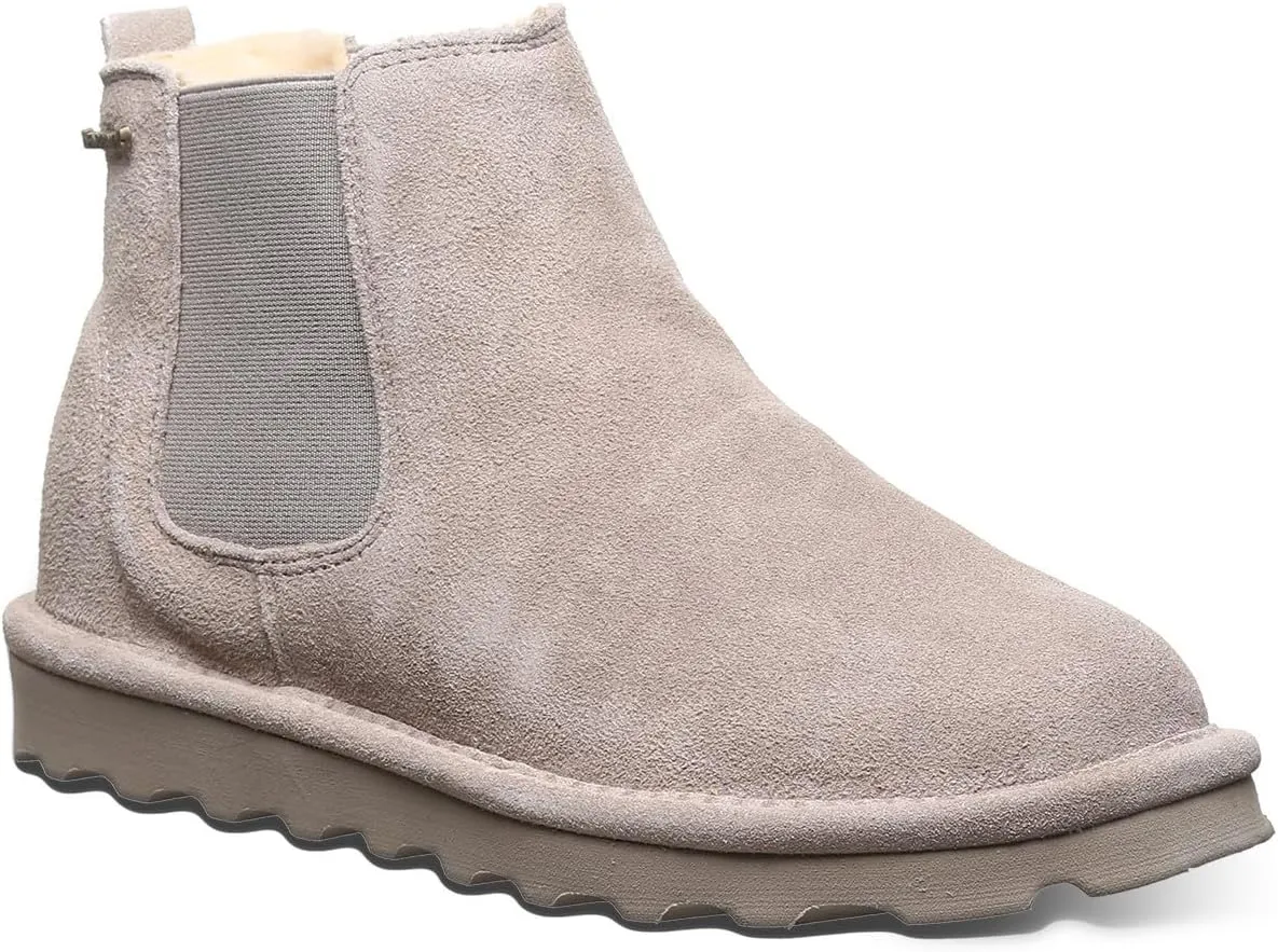 BEARPAW Women's Drew Multiple Colors | Women's Ankle Boot | Women's Slip On Boot | Comfortable Winter Boot