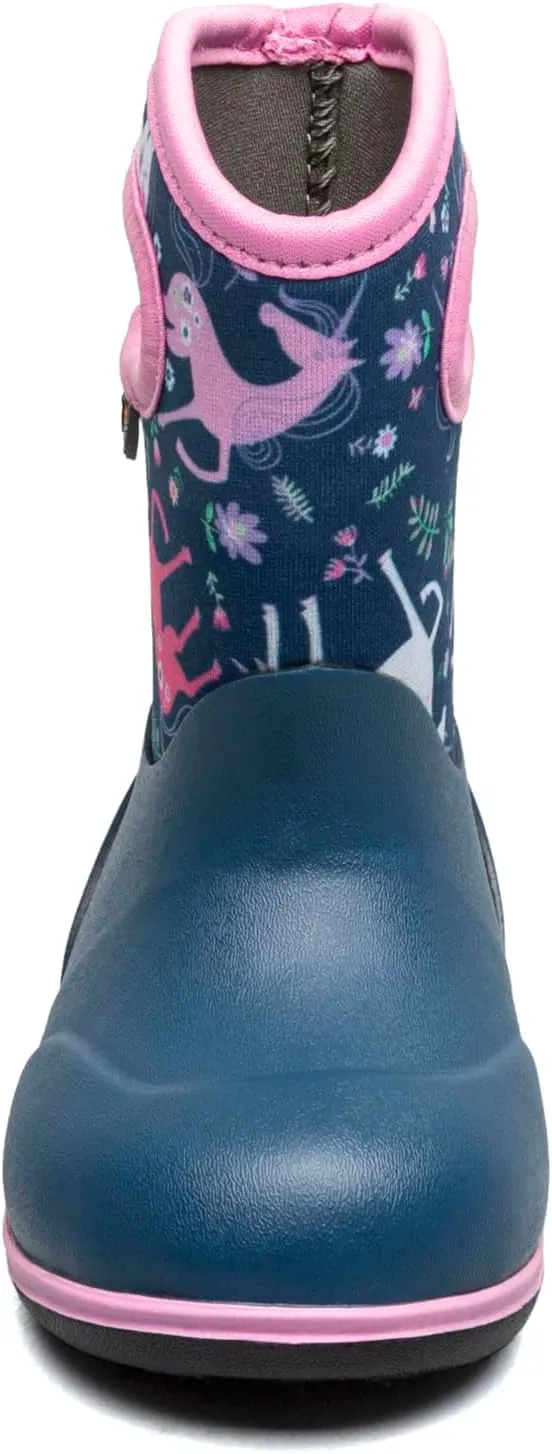 BOGS Unisex-Child Classic-Unicorn Meadow (Toddler) Rain Boot