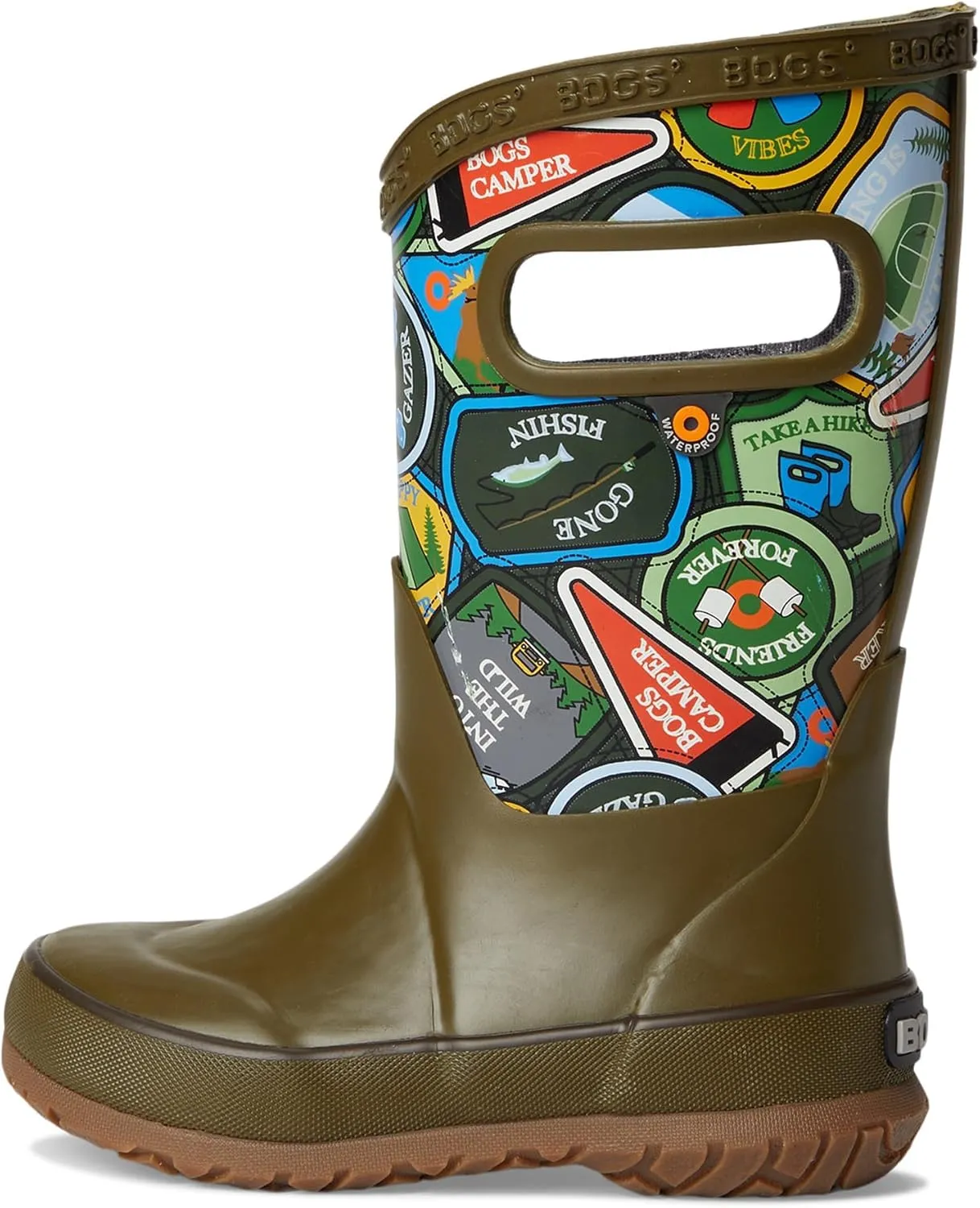BOGS Unisex-Child Kids Rainboot Rain Boot
