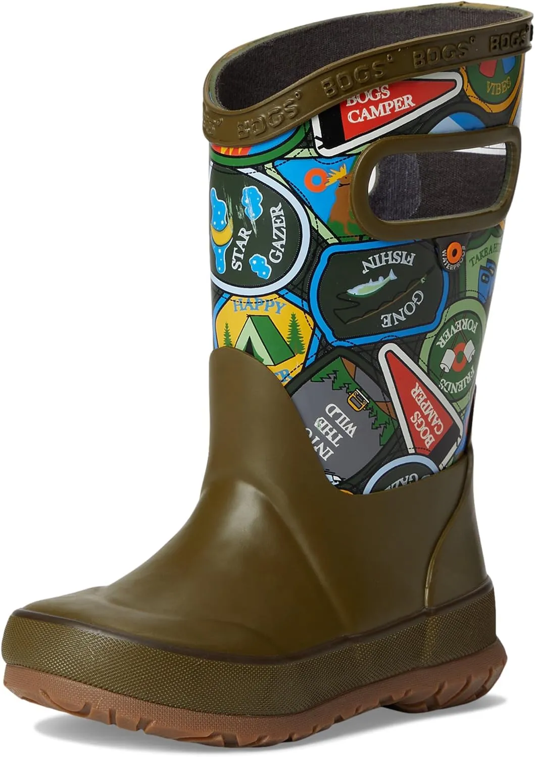 BOGS Unisex-Child Kids Rainboot Rain Boot