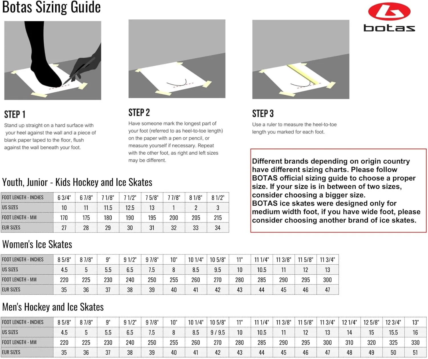 Botas Figure Ice Skates for Men, Boys/Made in Europe (Czech Republic) Bundle with Skate Guards JUST LAUNCHED 2022