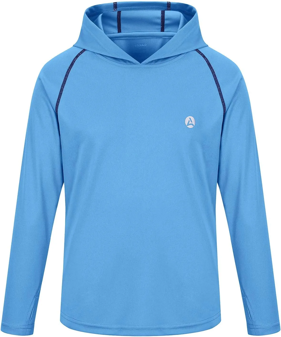 Boys Grils Long Sleeve Sun Shirts UPF50  Hoodie Thumbhole Rash Guard Quick Dry Atheltic Hiking Workout Water Playing
