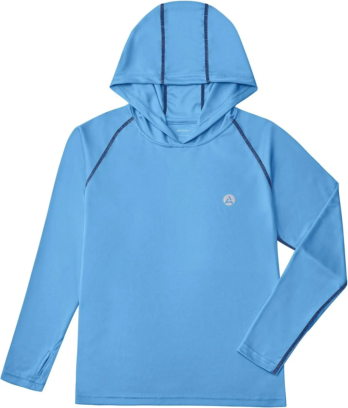 Boys Grils Long Sleeve Sun Shirts UPF50  Hoodie Thumbhole Rash Guard Quick Dry Atheltic Hiking Workout Water Playing