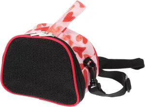 Breathable Hamster Carrier Bag Small Animal Backpack for Guinea Pigs Hamsters Outdoor Travel Oxford Fabric Portable Pouch