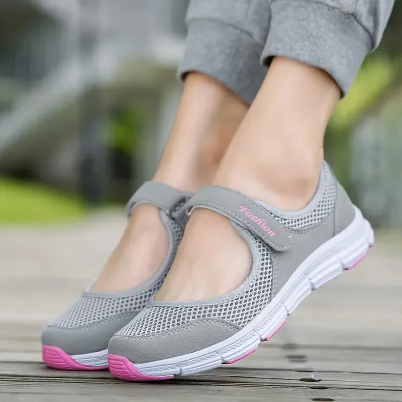 Breathable Vulcanized Sneakers for Women