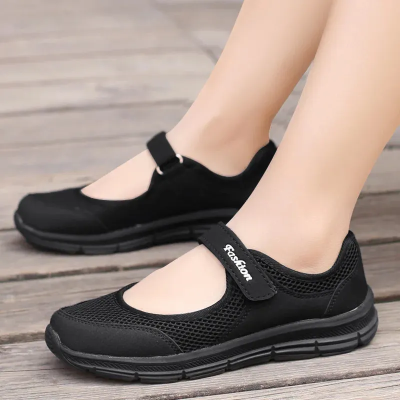 Breathable Vulcanized Sneakers for Women
