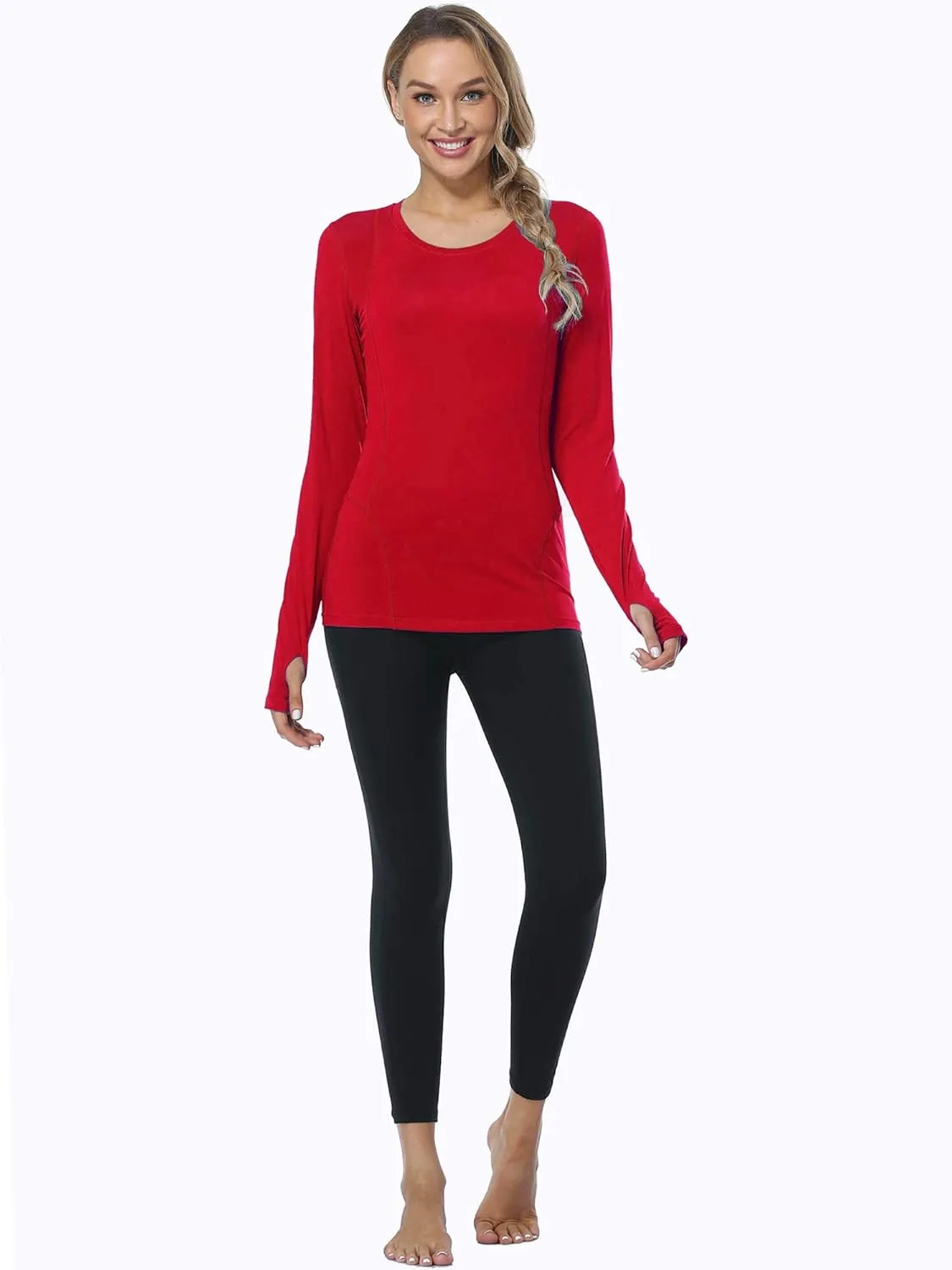 CADMUS Quick-Drying Running Long Sleeve Shirt for Women Workout Shirts