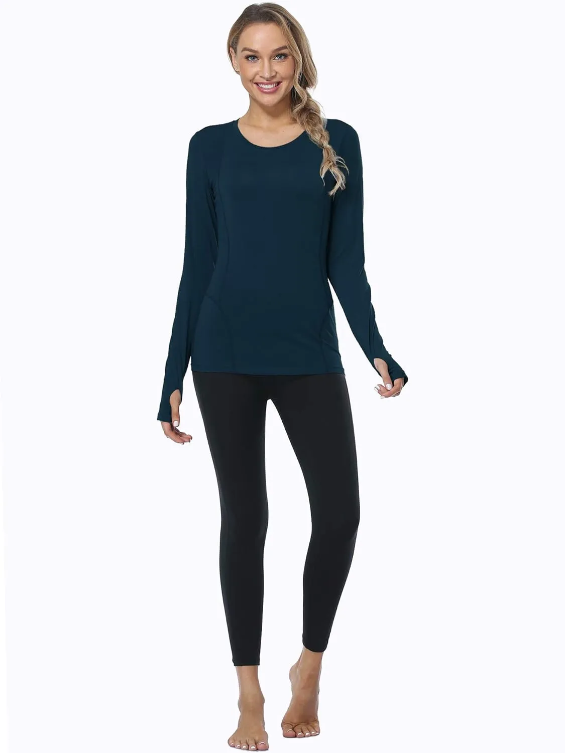 CADMUS Quick-Drying Running Long Sleeve Shirt for Women Workout Shirts