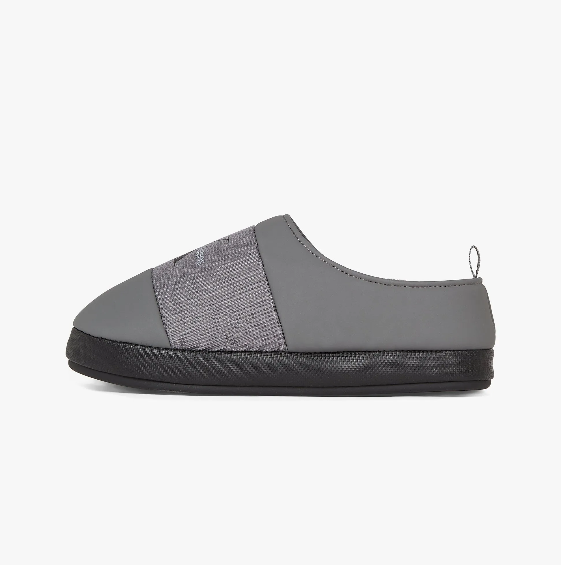 Calvin Klein HOME Mens Slippers Charcoal Grey