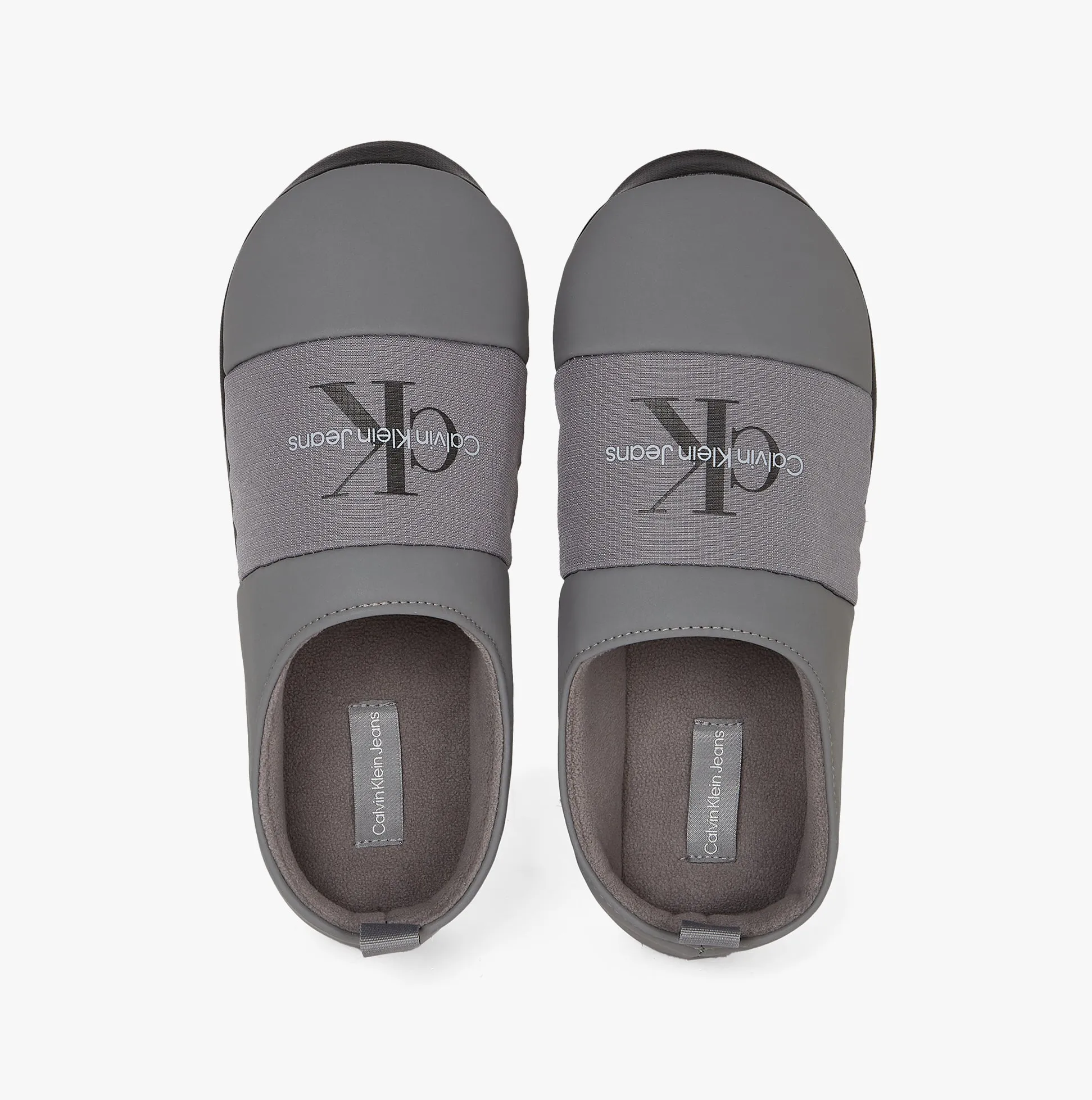 Calvin Klein HOME Mens Slippers Charcoal Grey