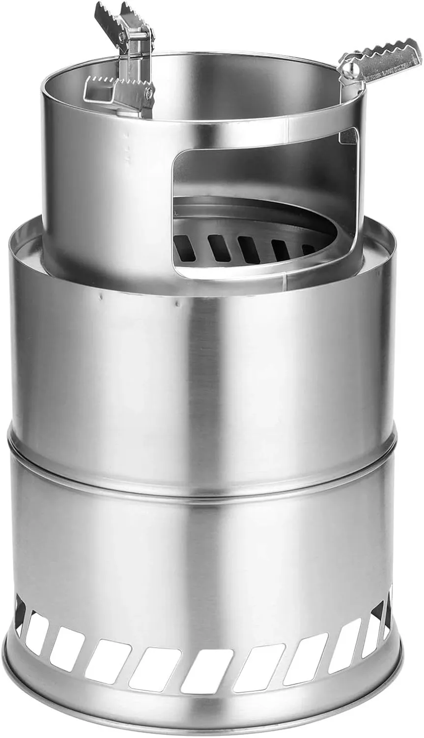 Camping Wood Stove Portable Wood Burning Backpacking Stove Folding Camping Wood Stove for Camping Hiking BBQ