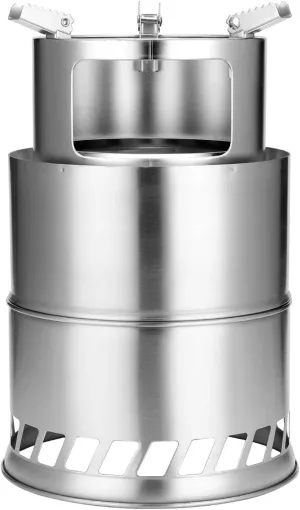 Camping Wood Stove Portable Wood Burning Backpacking Stove Folding Camping Wood Stove for Camping Hiking BBQ