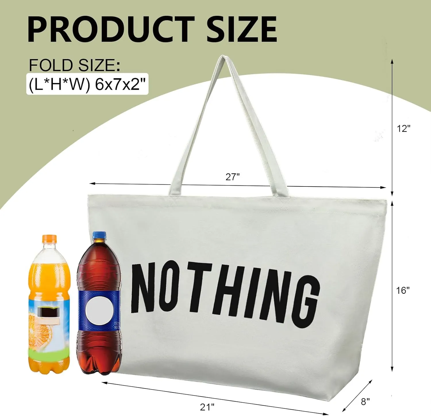 Canvas Tote Bag for Women - Reusable Grocery Bags Extra Large Shopping Bags Heavy Duty Canvas Bags with Handles