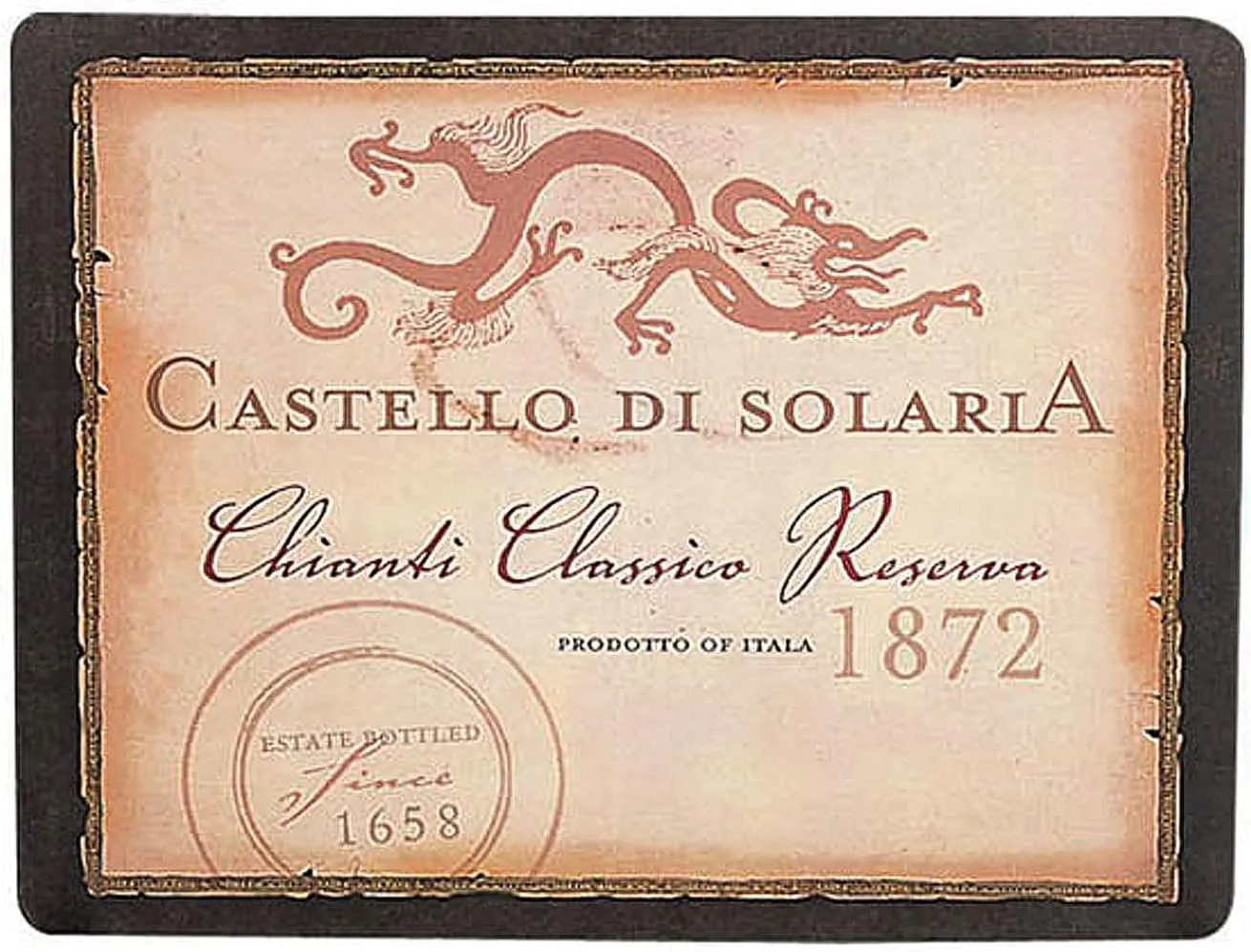 Cape Craftsmen Tuscan Italian Wine Label Classic TV Dinner Tray | Set of 4 | Foldable with Stand | Easy Storage Decorative Serving Tables for Home Activities