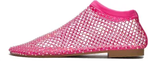 Cape Robbin Fantasia Rhinestone Mesh Flat Sandals (Fantasia)