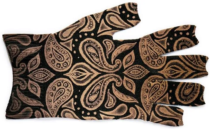 Casbah Beige Medical Graduated Compression Glove for Lymphedema