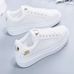 Casual Breathable White Sneakers...