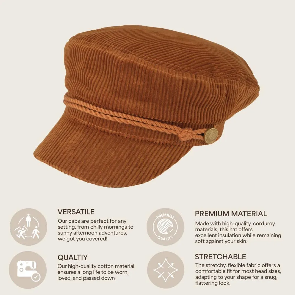 C.C Cotton Fisherman Cap, Cotton Fiddler Cap, Cotton Sailor Cap