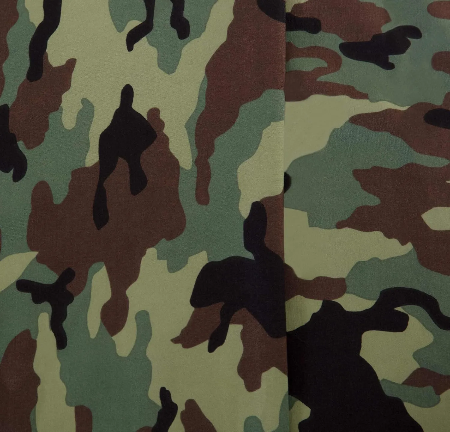 Chezmoi Collection Military Camo 4-Piece Sheet Set - Camouflage Army Green Printed Microfiber Soft Breathable Deep Pocket Sheets and Pillowcases Set, Full Size