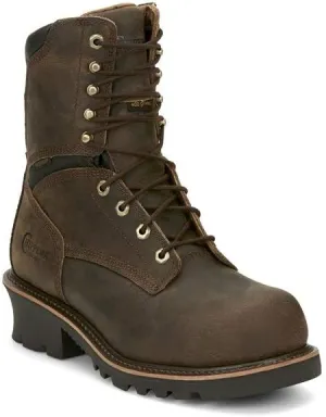 Chippewa Men's Sador Logger Waterproof Work Boot Composite Toe - 73233