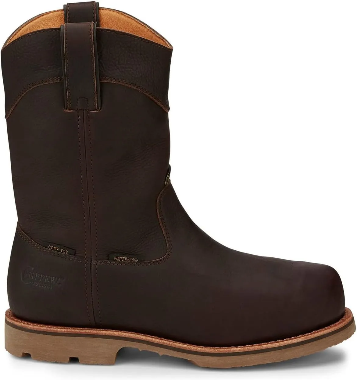 Chippewa Men's Serious Plus Waterproof Western Work Boot Composite Toe - 72331