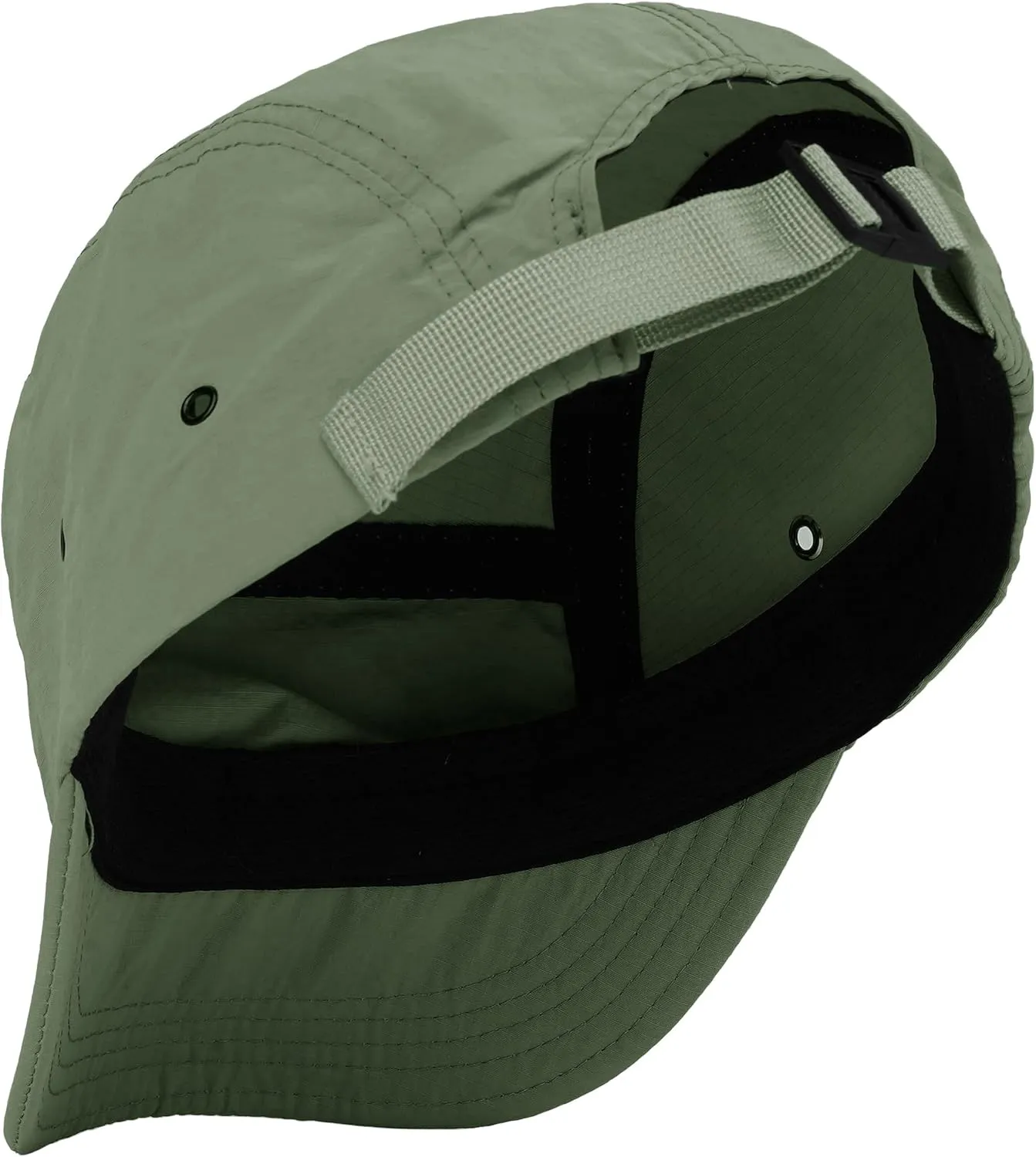 CLAPE Short Brim Hat Trucker 5 Panel Baseball Cap Casual Flat Brimmed Cap Umpire Dad Hats Adjustable Snapback Sun Cap