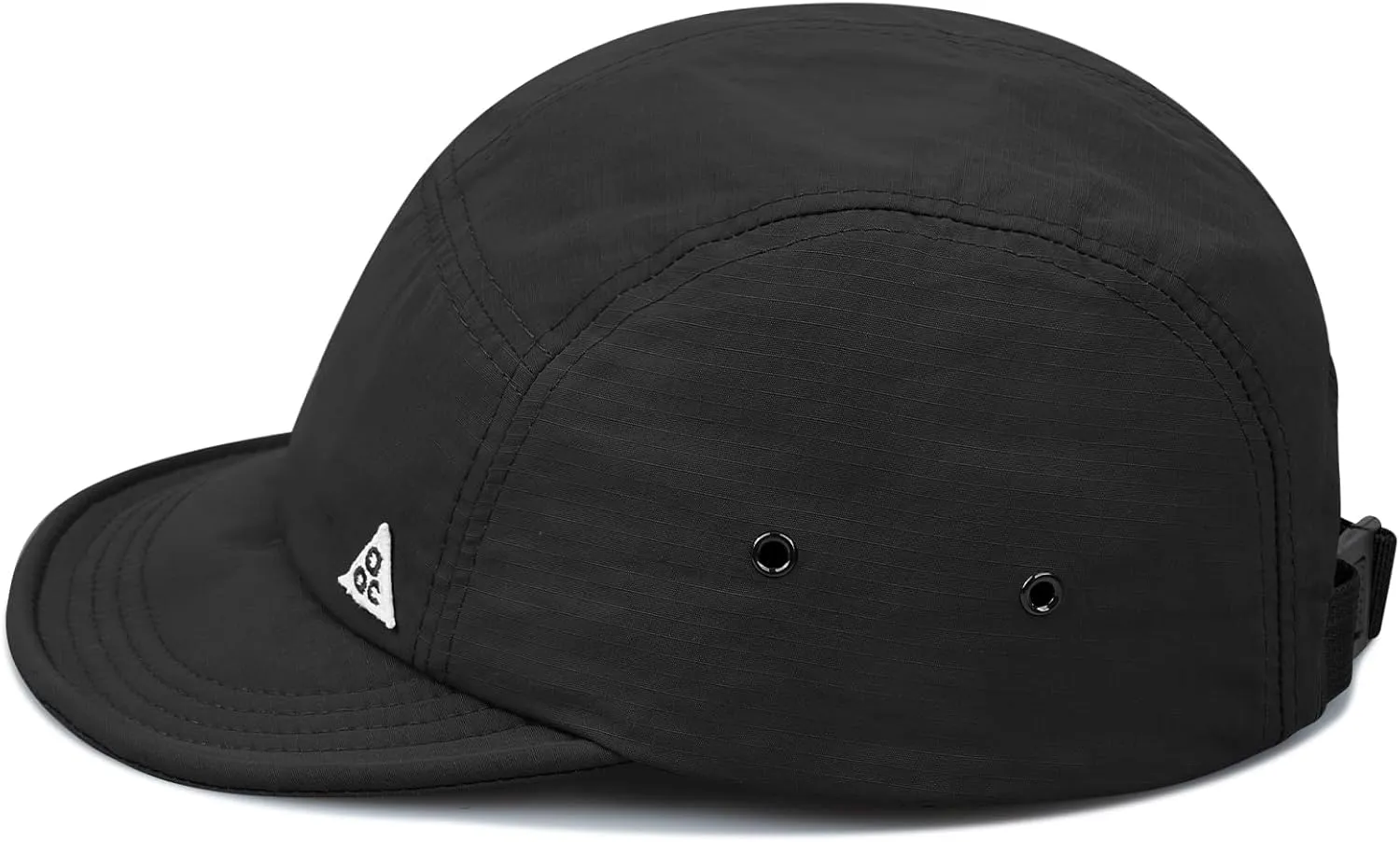 CLAPE Short Brim Hat Trucker 5 Panel Baseball Cap Casual Flat Brimmed Cap Umpire Dad Hats Adjustable Snapback Sun Cap