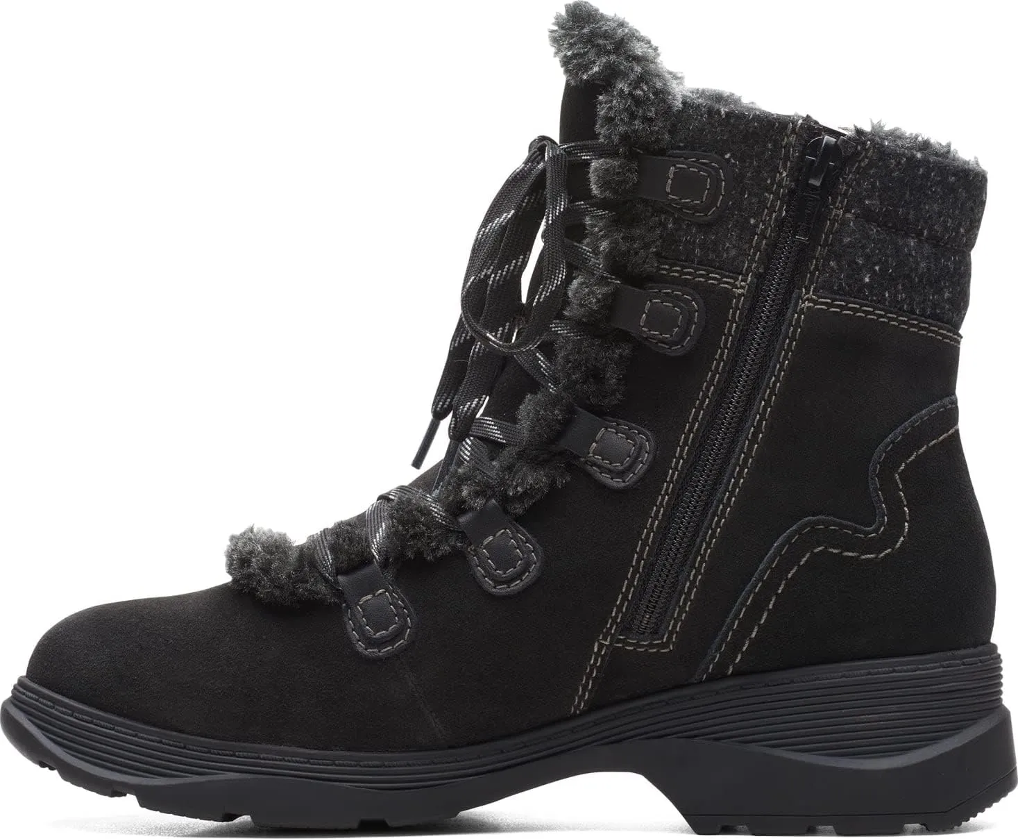 Clarks Women's Aveleigh Pull Warmlined Waterproof Fashion Boot