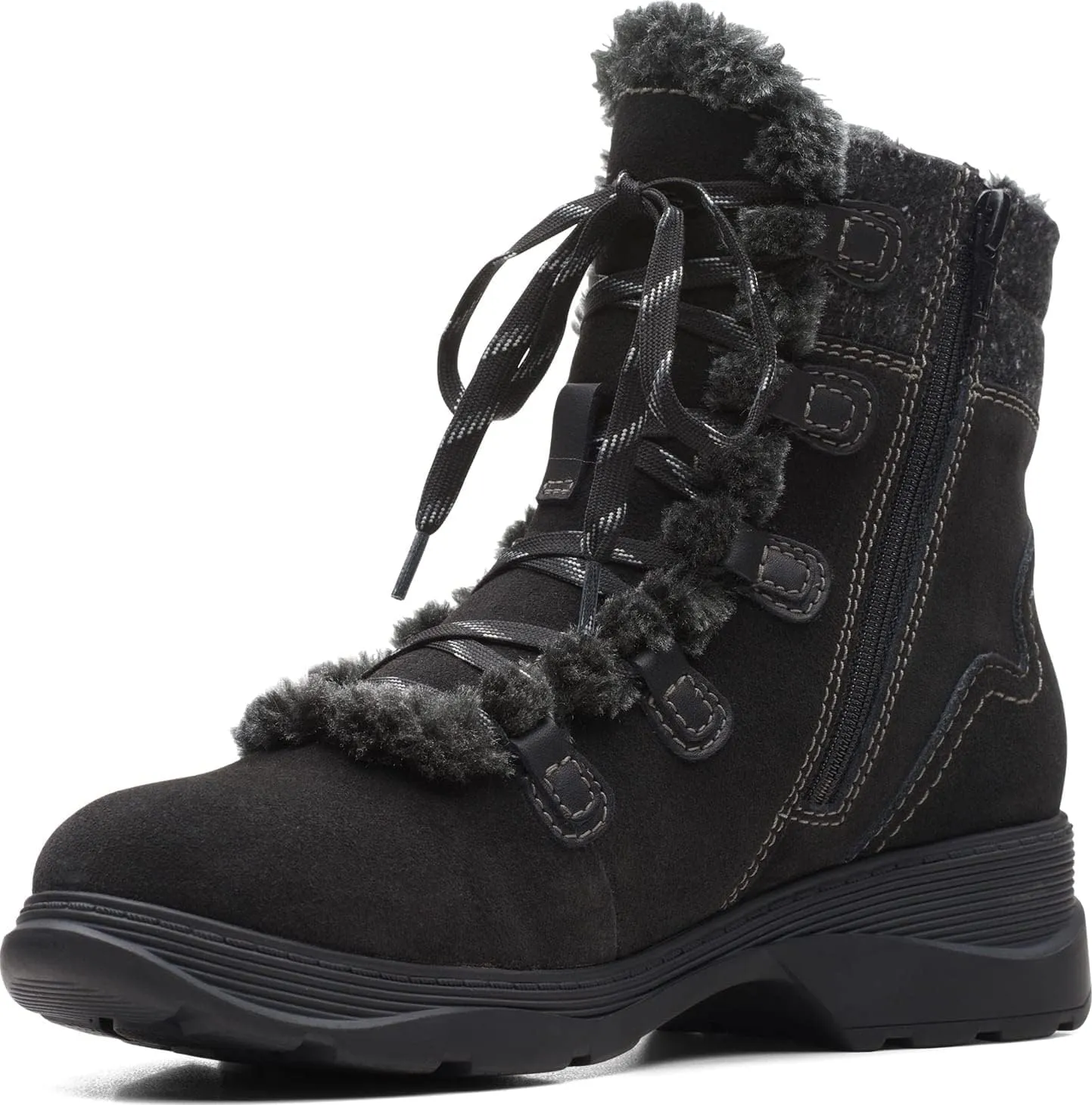 Clarks Women's Aveleigh Pull Warmlined Waterproof Fashion Boot