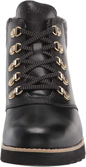Cole Haan Nantucket Rugged Waterproof Hiker Bootie Black Waterproof Leather 8 B (M)