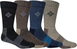Columbia Men's 4 Pack Moisture Control Crew Socks