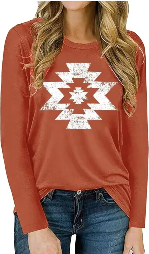 Country Concert Tops Outfit Long Sleeve Shirts for Women Nashville Outfits for Women Country Music Graphic Tees Shirts
