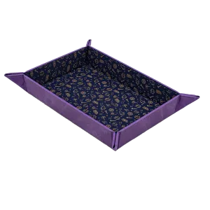 Critical Role Bells Hells Pattern Printed Leatherette Folding Dice Tray