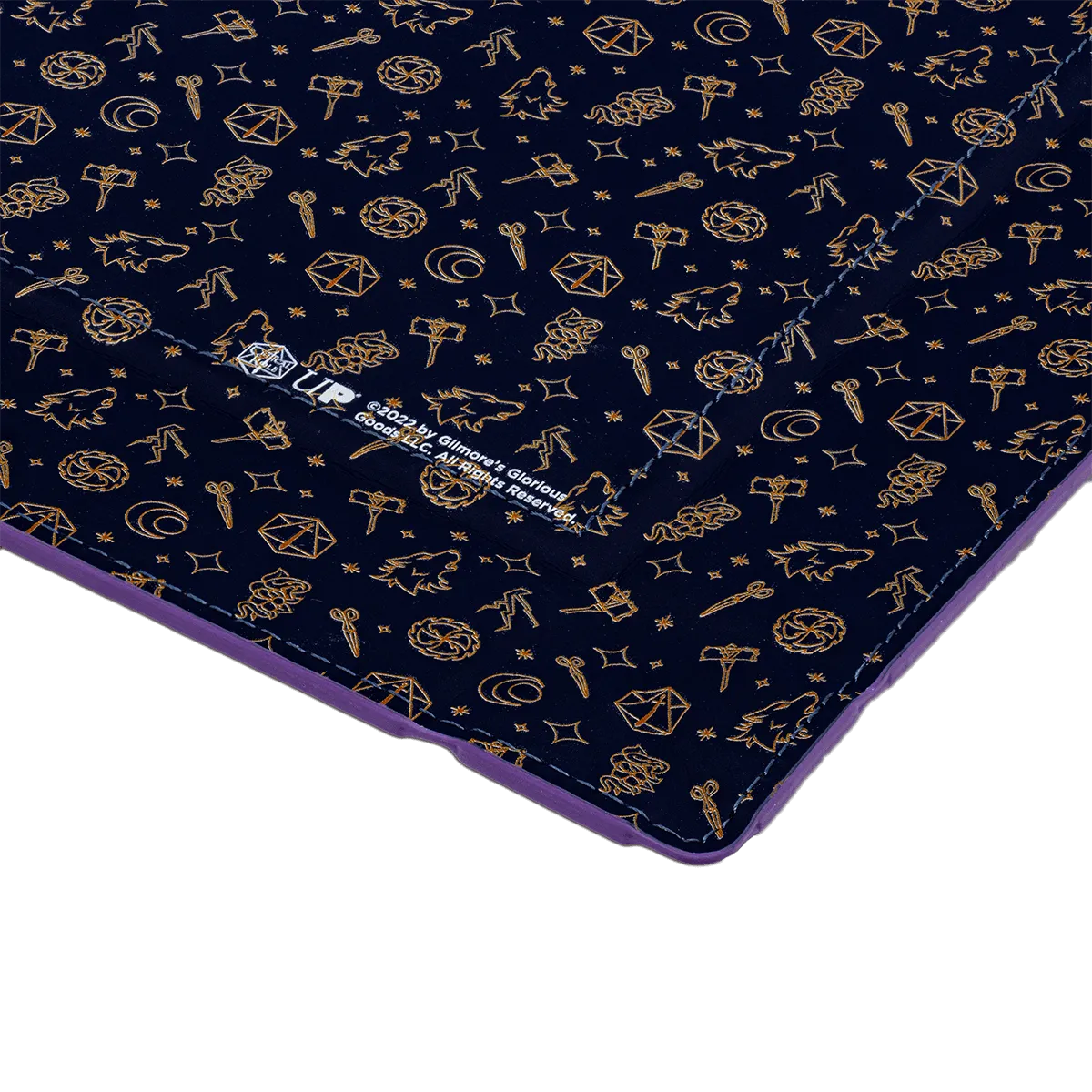 Critical Role Bells Hells Pattern Printed Leatherette Folding Dice Tray