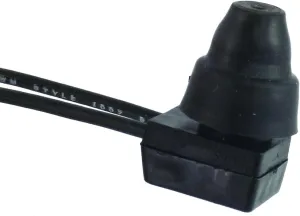 CT127-LS-B Black Push Button Waterproof Switch, Pack of 5