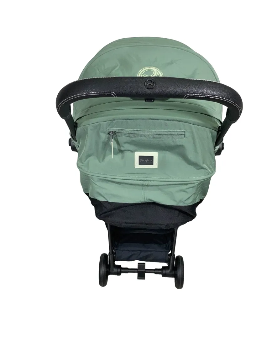 Cybex Coya Stroller, 2023, Matte Black, Leaf Green