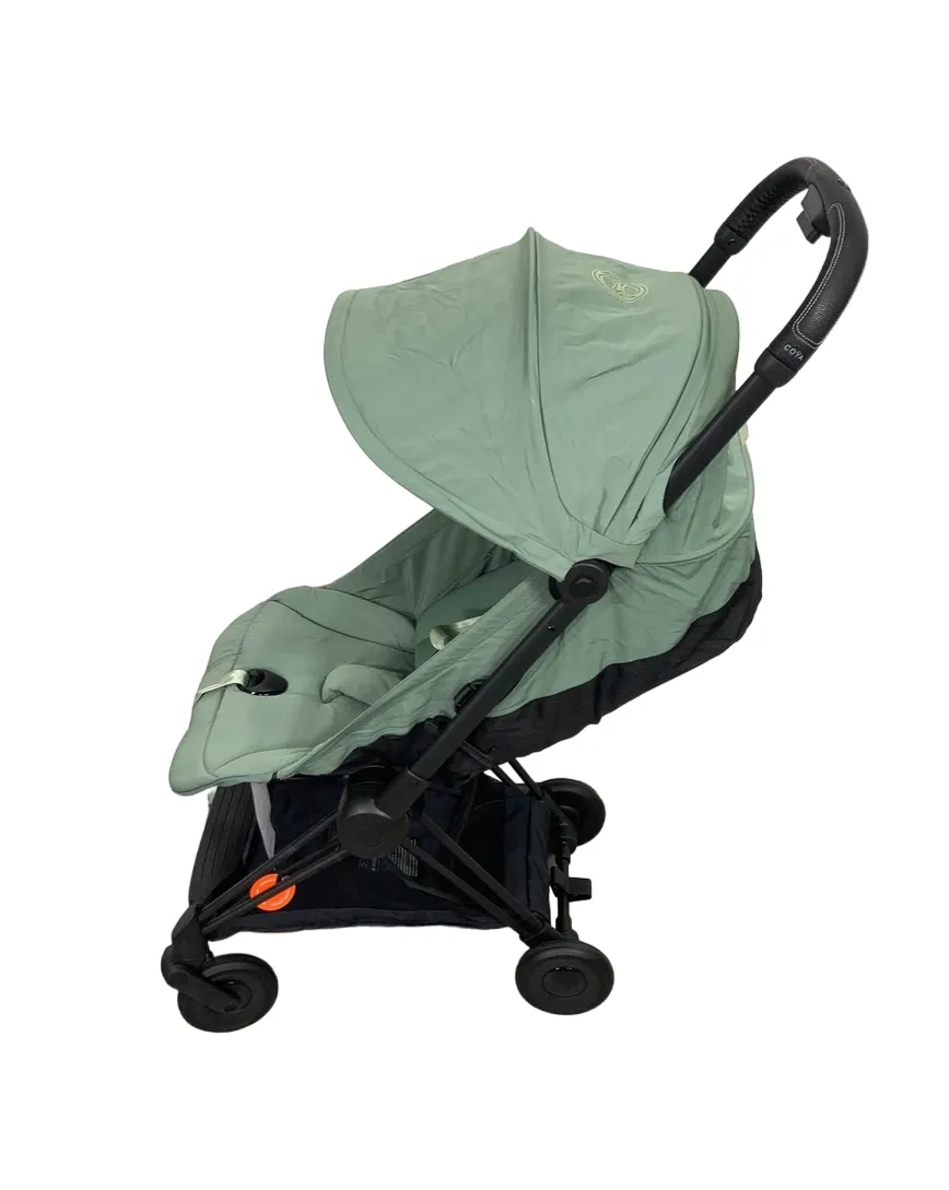 Cybex Coya Stroller, 2023, Matte Black, Leaf Green